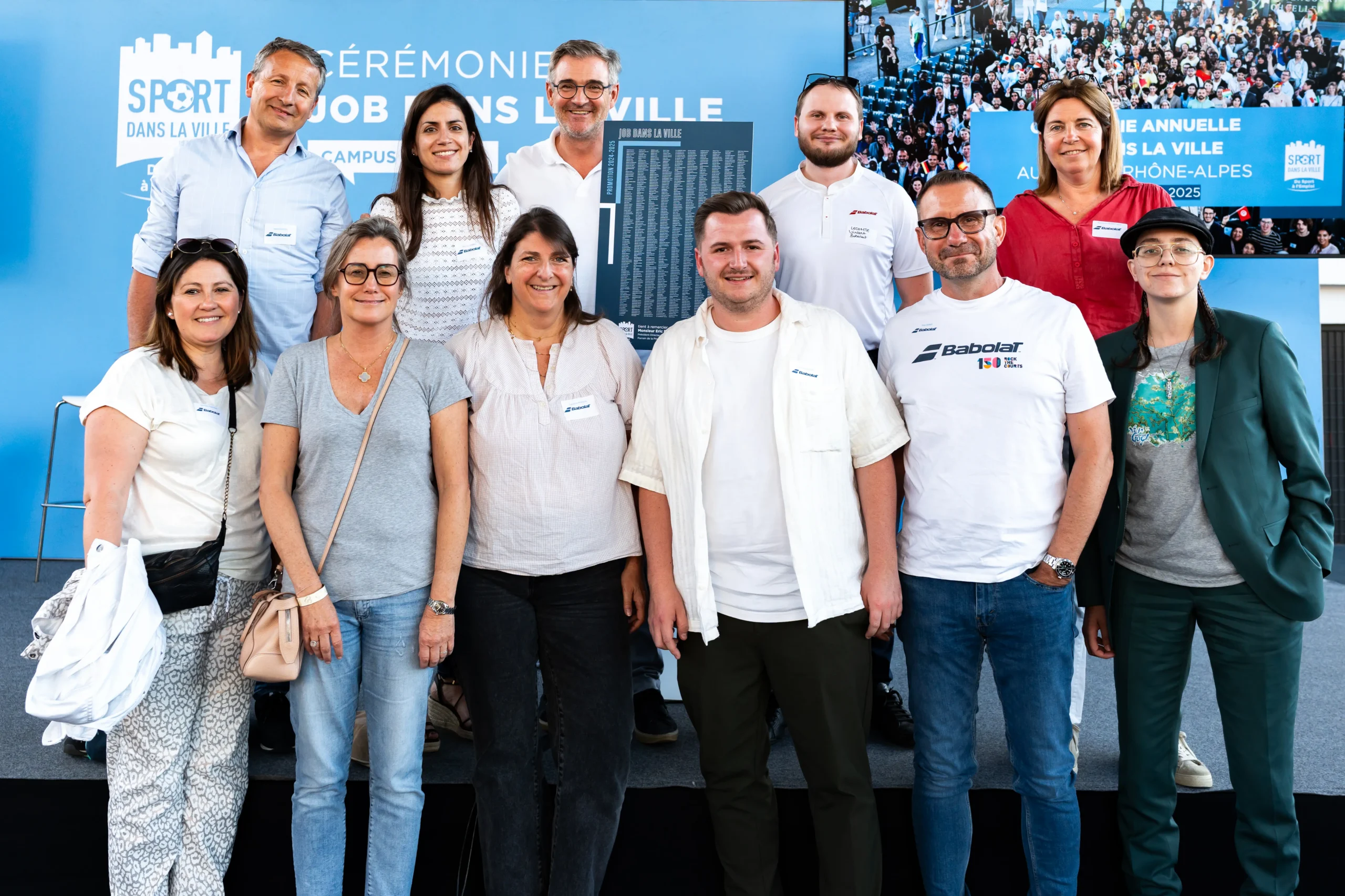 Partner Contributors at the " Job dans la Ville " Ceremony in Lyon