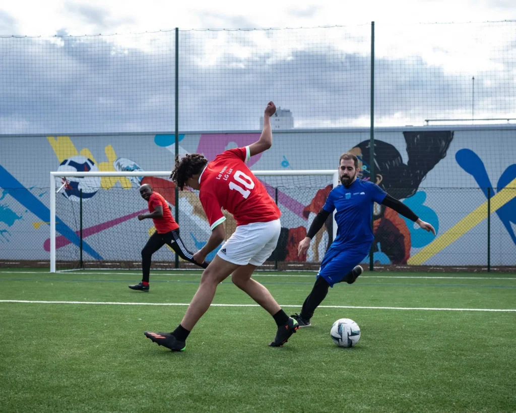 Game at the Pantin Campus Field